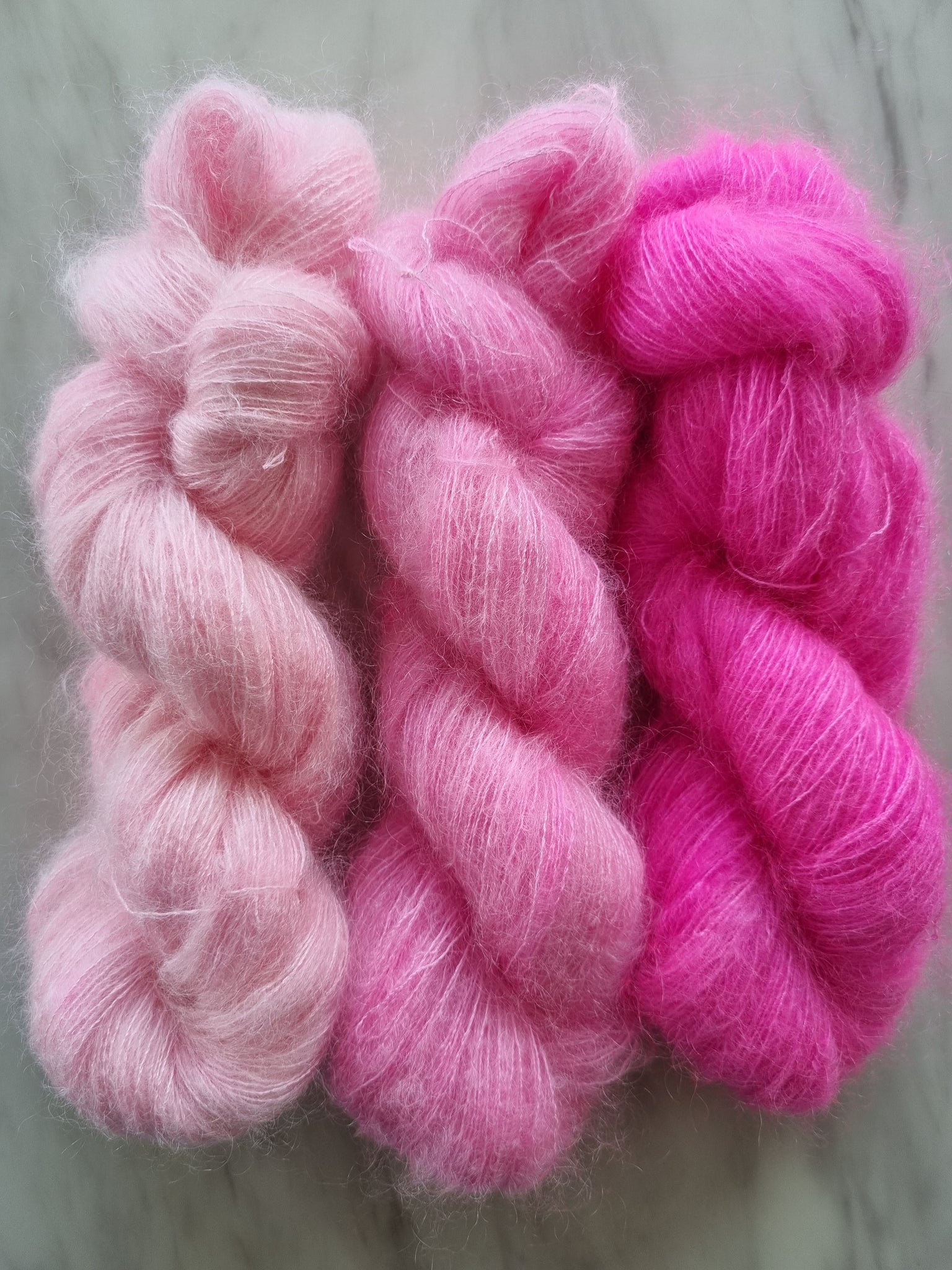 Mohair Fade - Pinks