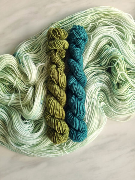 Sage - Sock set with 2 minis